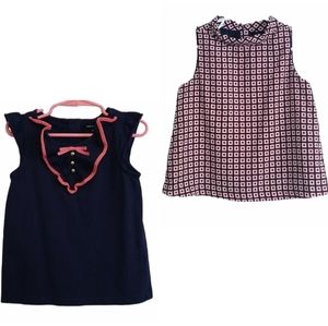 JANIE and JACK Sleeveless Top Bundle Girls Size 4/5
